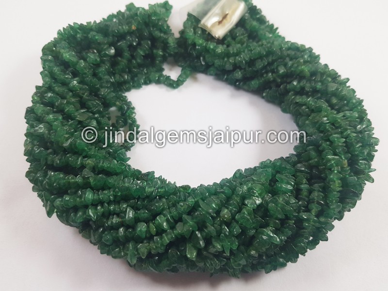 Green Aventurine Uncut Chips Beads